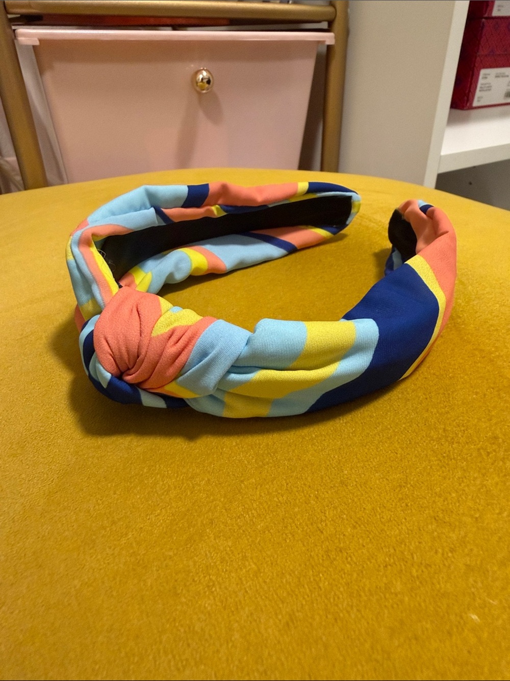 Geometric Pattern Knotted Headband